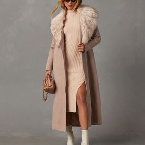 VICI Faux Fur Coat Size XL